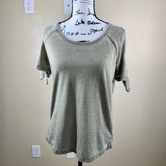 Anthropologie Jane and Delancey green top cold shoulder top size S - Picture 12 of 16
